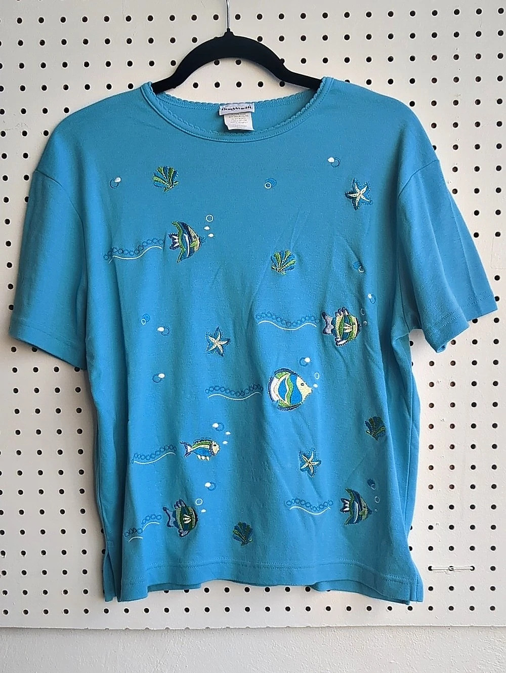 BonWorth Short Sleeve Fish Print Tee